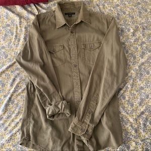 Khaki Button Up